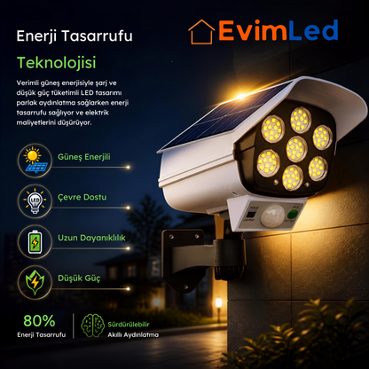 EvimLed Kamera Görünümlü Solar Lamba