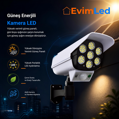 EvimLed Kamera Görünümlü Solar Lamba
